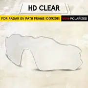 HD Clear Replacement Lenses for Oakley Radar EV Path OO9208 Frame, No Polarized