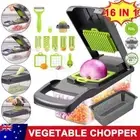 16-in-1 Vegetable Chopper Food Chopper with Container Onion Cutter Veggie Dicer