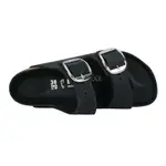 BIRKENSTOCK ARIZONA BIG BUCKLE 女足跡舒適拖鞋-勃肯 1011074 黑銀