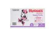 Huggies Girls' Ultra Dry Nappy Pants Plus Size 5 76 Piece