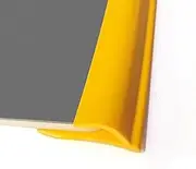 Floor Transition Strip Long Floor Carpet Edge Trim Strip, Doorway Carpet to Wood Flooring Threshold Strip Carpet Joining Strip, Cuttable Slip Transition Strip(Yellow,Length-5m(16.4ft))