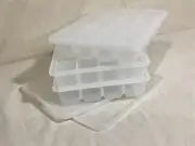 3 Pack Mini Ice Cube Tray Candy Chocolate Silicone Mold