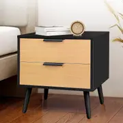 ALFORDSON Bedside Table Nightstand Side Cabinet Scandinavian Black