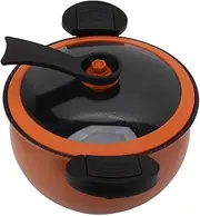 Micro Pressure Cooker Fast Cooking Cookware, 31 * 28 * 17cm Non Stick Microwave Kitchenware, Multi Functional Big Capacity Universal Stew Pot (5L)