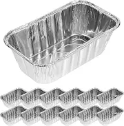 Aluminum Food Tin Pan Containers Disposable Bread Tray Baking Tins Barbecue Grill Loaf Boxes Grease Dish Cooking Pan