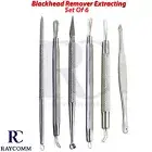 Blackhead Remover Facial Cleaning Blemish Comedone Extractor Kit Instruments CE