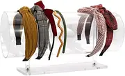 [MOAMATM] Clear Acrylic Horizontal Headband Hairband Holder Display Organizer Jewelry Display Stand