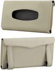 Car Visor Tissue Holder, Sun Visor Napkin Holder Backseat Tissue Case