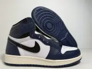 Air Jordan 1 Retro Hi OG Midnight Navy GS Boys Shoe Size 6.5Y Blue FD1437-401