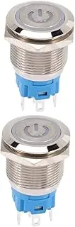 Baluue Pcs Stable Performance Push Button Start Light Design Mm for Cars Industrial Use