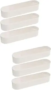 Minkissy 2sets Cotton Pad Holder Box for Cotton Balls Outdoor Swab Case Mini Travel Storage Pp 3pcs*2