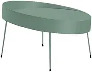 Coffee Table Nordic Coffee Table Simple Small Apartment Living Room Modern Creative Furniture Balcony Small Coffee Table Round Table Center Table for Living Room Furniture(Bianco)