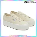 SUPERGA 女鞋 2790 PLATFORM COTU 米色運動鞋