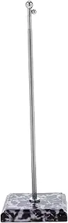 1 Set Elegant Adjustable Mini Flagpole Stand with Marble Base for Office Conference Rooms and Sports Events User Friendly Setup for National Flags Display