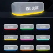 Dazzling Colour Multifunctional Bluetooth Speaker LED Alarm Clock Digital Screen