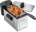 Freidora Electrica De Aceite 8 Tazas Olla Para Pollo Frito Papa Fritas MEJOR