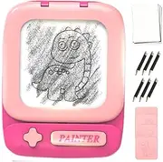 Toddler Drawing Board - Graffiti Drawing Board Cartoon Doodle Pad,Learning Writing Tablet Puzzle Educational Toy for Airplane