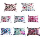 Super Soft Pillowcase Floral Print Set of 2 Flower Satin Pillowcases