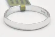 BAND RING 14K WHITE GOLD - New With Tag - MADE IN USA