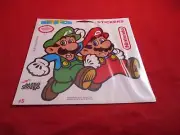 Mario & Luigi Nintendo NES Era 1990 Really Big Sticker Smello Mello *NEW*