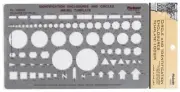 Pickett Circle and Identification Enclosures Template, Includes Circles, Squa...