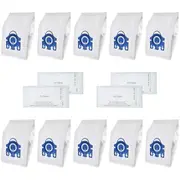 10pcs Replacement Dust Bags For Type Gn Vacuum & 4 Pack Filters S2 S5 S8 C1 C3 Vacuum Cleaner Acces