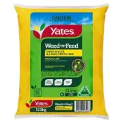 Yates 12.5kg Weed 'n' Feed Granular Lawn Weed Killer - EXPRESS POST