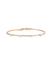 I. Reiss 14K Rose Gold 0.20 ct. tw. Diamond Wire Bracelet