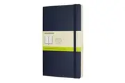 Moleskine Classic Plain Soft Cover Notebook Student Journal L Sapphire Blue