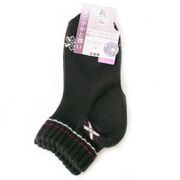 日本Fukuske福助滿足系列腳跟保濕襪矽膠防乾燥襪厚襪女襪子23#27206適22-24cm