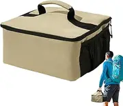 stove storage case, camping stove bag camping organizer large capacity stove carteur storage bags with carry bag to cook at handle for accessories, Veil Colors, Se référer au descriptif, Refer to