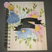 Enjoy The Journey: Inspirational Dot Grid Blank Notebook Journal 6 x 9