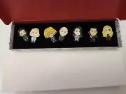 NEW Star Trek Picard EAGLEMOSS Chibi Pin Badge Box Set Hero collector