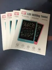LCD Writing Tablet (4PK) for Kids, 10in Electronic Doodle Board Drawing Tablet