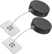 COHEALI 2pcs Retractable Remote Control Cable Lock Automatic Extension Wire Rope Lost Lock Versatile for Secure Storage and Protection
