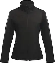 [REGATTA] Womens/Ladies Octagon II Waterproof Soft Shell Jacket (UK Size: 12) (Black/Black)
