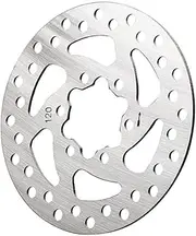 Alasum Electric Scooter Brake Disc Rotor Six Bolt Bike Disc Brake Accessory High Strength Precision Polishing Essential for Mountain Bike Repair
