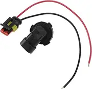 X AUTOHAUX 1 Set Fog Light Socket Wiring for Scania 4/P/G/R/T 1996-2008 No.1400209 Lamp Bulb Pigtail Connector Harness with ​Pre-Wired Plug​​