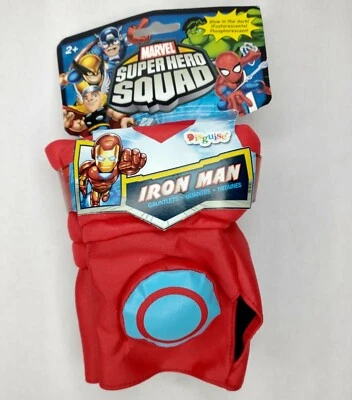 Marvel Super Hero Squad Iron Man Gauntlets Glow In The Dark