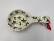 Grace Pantry Ceramic 9in Mistletoe Spoon Rest AA01B02032