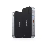 MOKiN Laptop Docking Station,16 in 1 Docking Station USB C Dock Triple Monito...