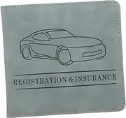 [Generic] Drive License Container Credit Card Organizer Holder for Men Lightweight Registration Insurance Card Sleeve Multiple Slots for Easy Document Storage Modern Design Skin Feel