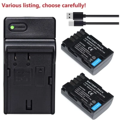 Battery or USB Charger for Panasonic DMW-BLF19e BLF19 DMW-BTC10E BTC10E DC-GH5S