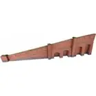 Metcalfe PN148 Brick Tapered Retaining Wall N Gauge Card Kit