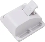 PERSELOSO Magnetic Safety Locks for Refrigerators Cabinets and Drawers Childproof Locks Easy Install Durable White Design for Home Safety and Peace of Mind