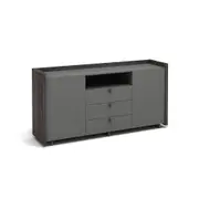Modern Home RADDIX Credenza Cabinet 160cm(L)x40cm(W)x80cm(H) - Grey & Brown
