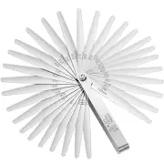 32 Blades Steel Feeler Gauge Tapered Feeler Gauge Set Stainless Steel Dual Marke