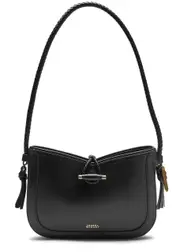 Isabel Marant Vigo Leather Shoulder bag - Black ONE SIZE