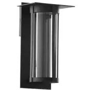 Quorum International 710-12 Abram 12" Tall Outdoor Wall Sconce - Black