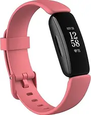 Fitbit [International Version] FB418BKCR Inspire 2 Fitness Tracker – Desert Rose, Large/Small